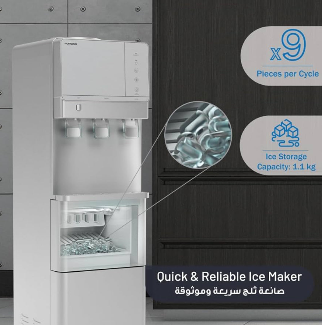 موزع مياه ساخن وبارد وصانع ثلج