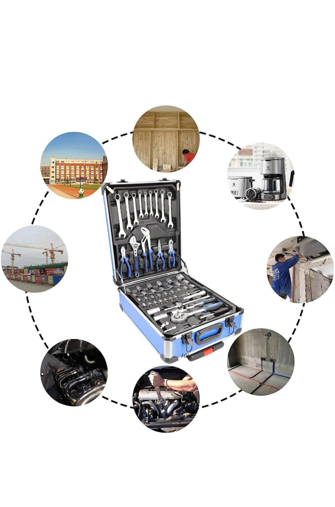 شنطة ادوات احترافية مكونه من 187 قطعة