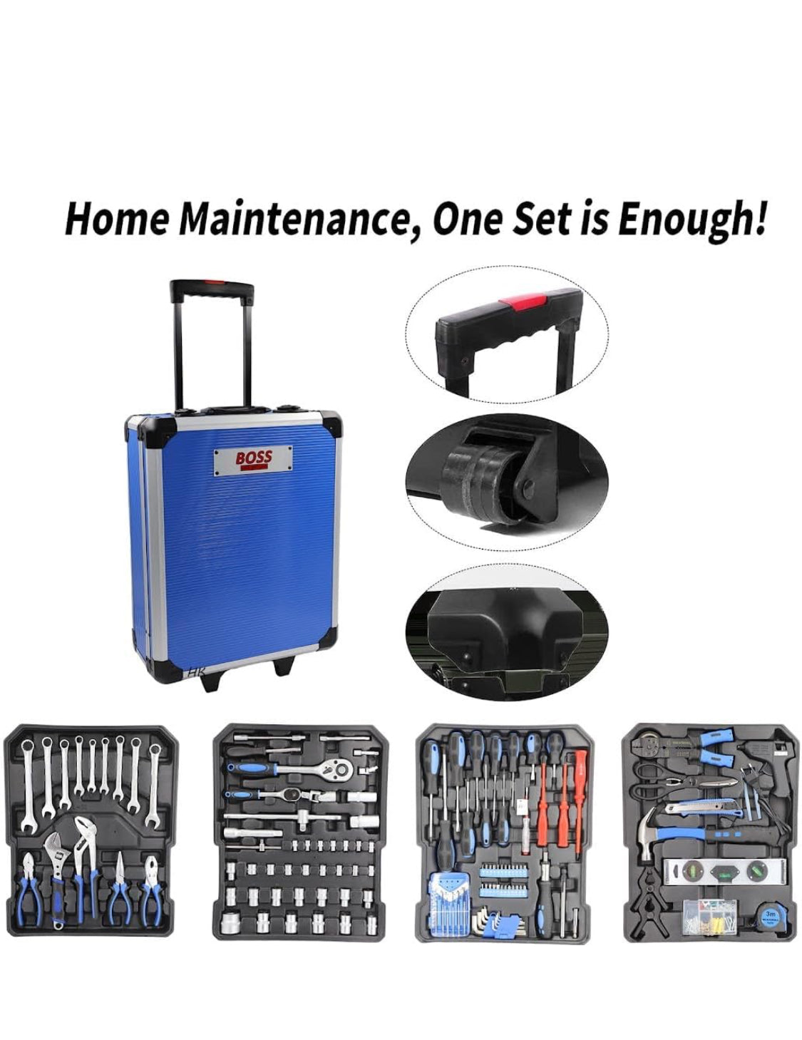 شنطة ادوات احترافية مكونه من 187 قطعة