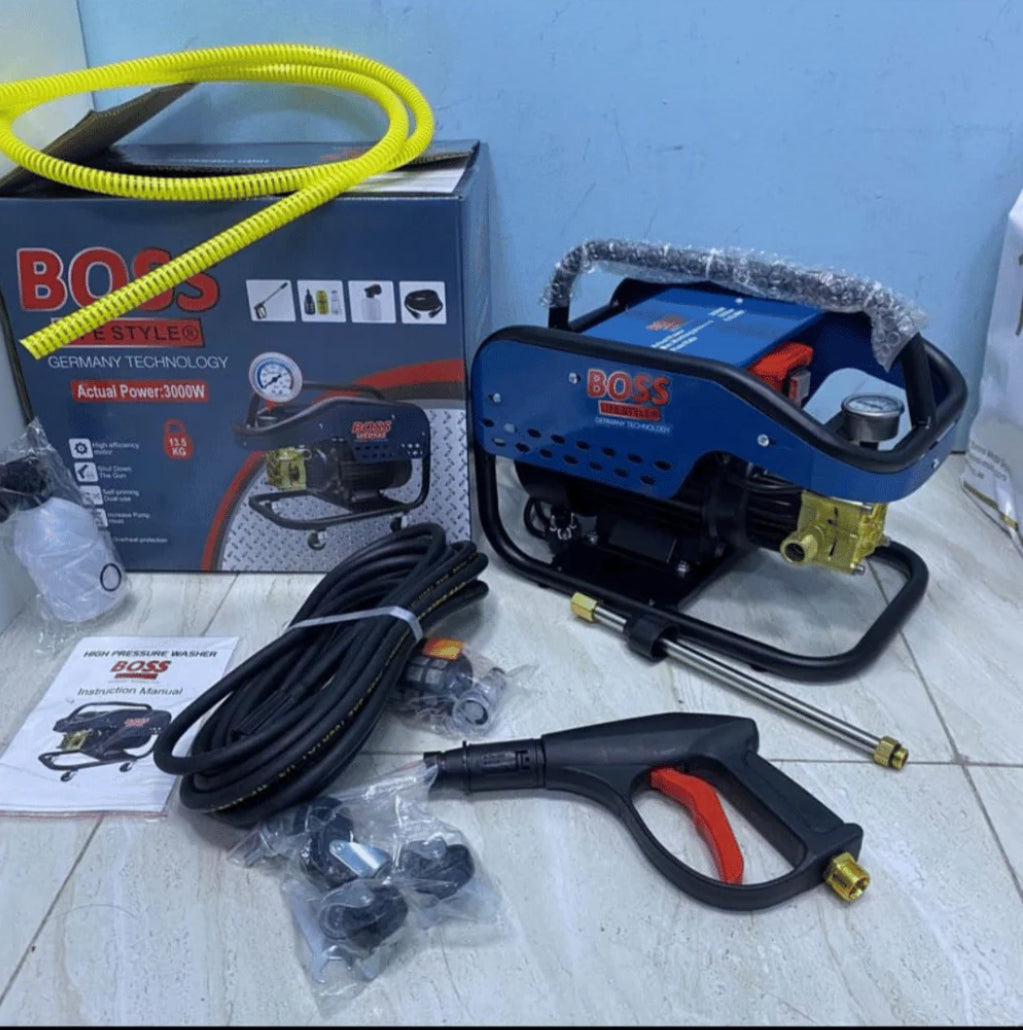 مغسلة متنقله ضغط عالي 3000واط + كيبل وصله هديه
