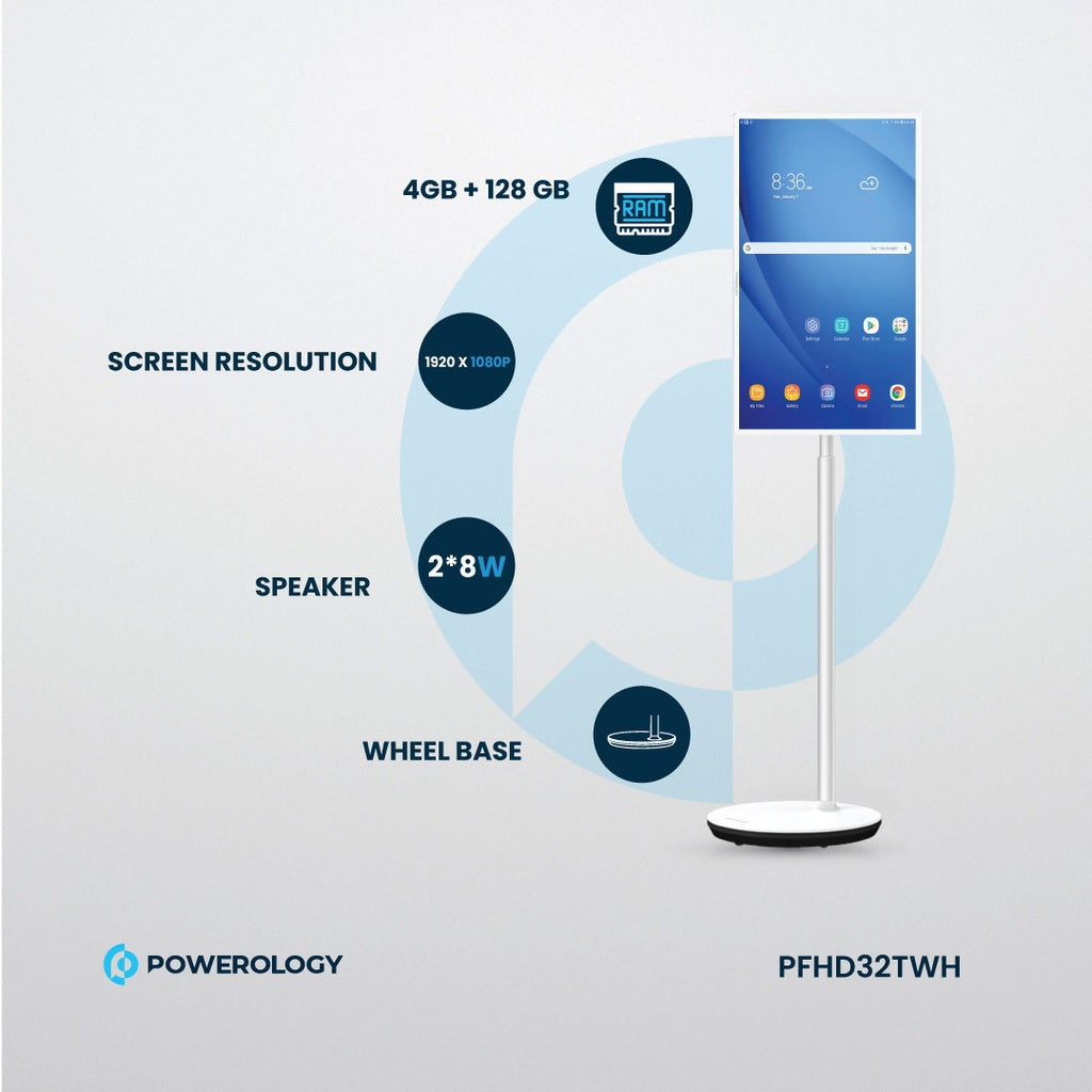شاشة ذكية تعمل بنظام أندرويد مقاس 32 بوصة