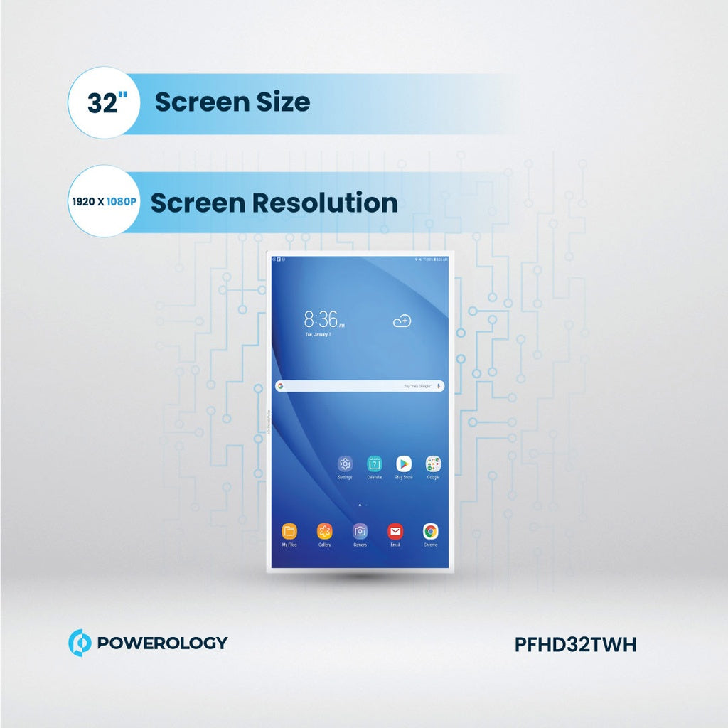 شاشة ذكية تعمل بنظام أندرويد مقاس 32 بوصة
