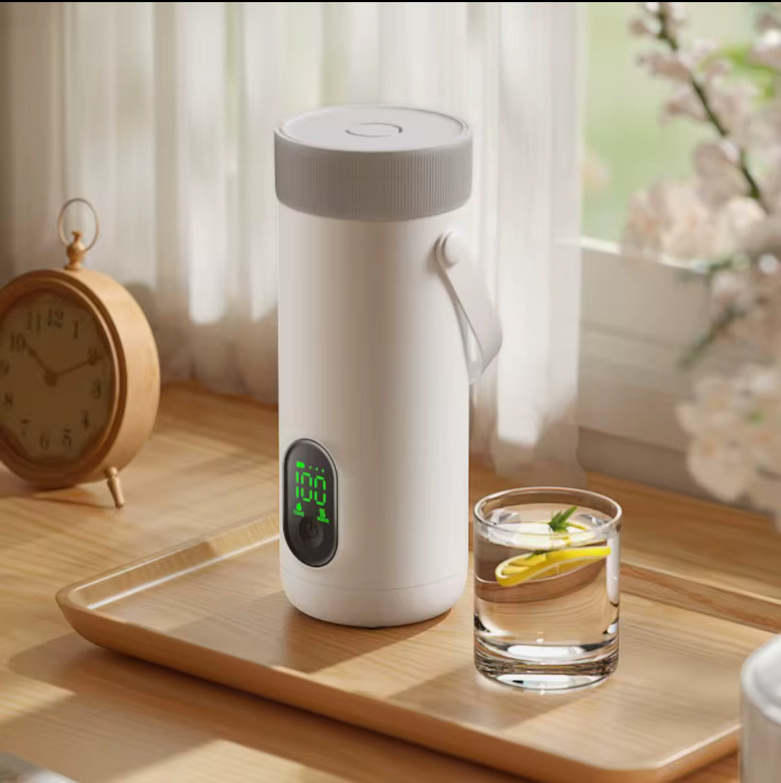 غلاية ماء محمولة قابلة لاعادة الشحن