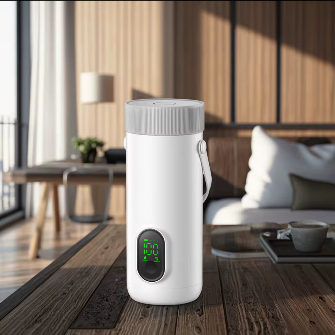 غلاية ماء محمولة قابلة لاعادة الشحن