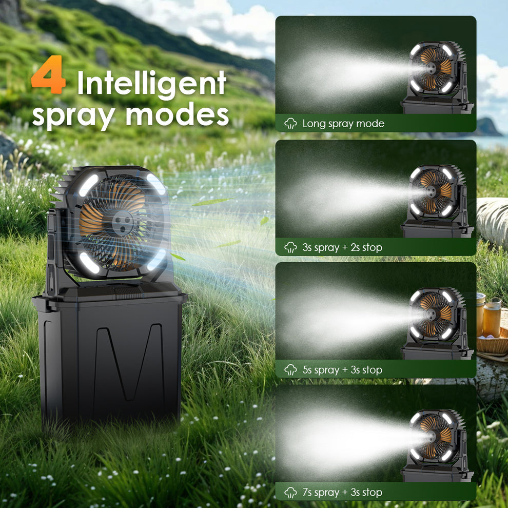 مروحة تكييف محمولة بالرذاذ من CRONY