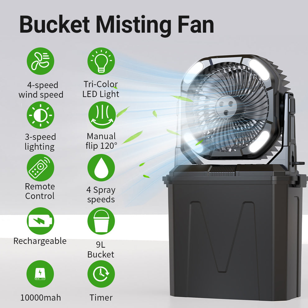 مروحة تكييف محمولة بالرذاذ من CRONY