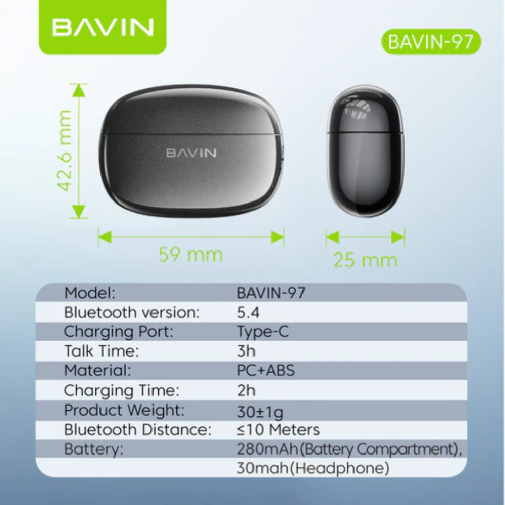 سماعات ايربودز بلوتوث بالذكاء الاصطناعي
