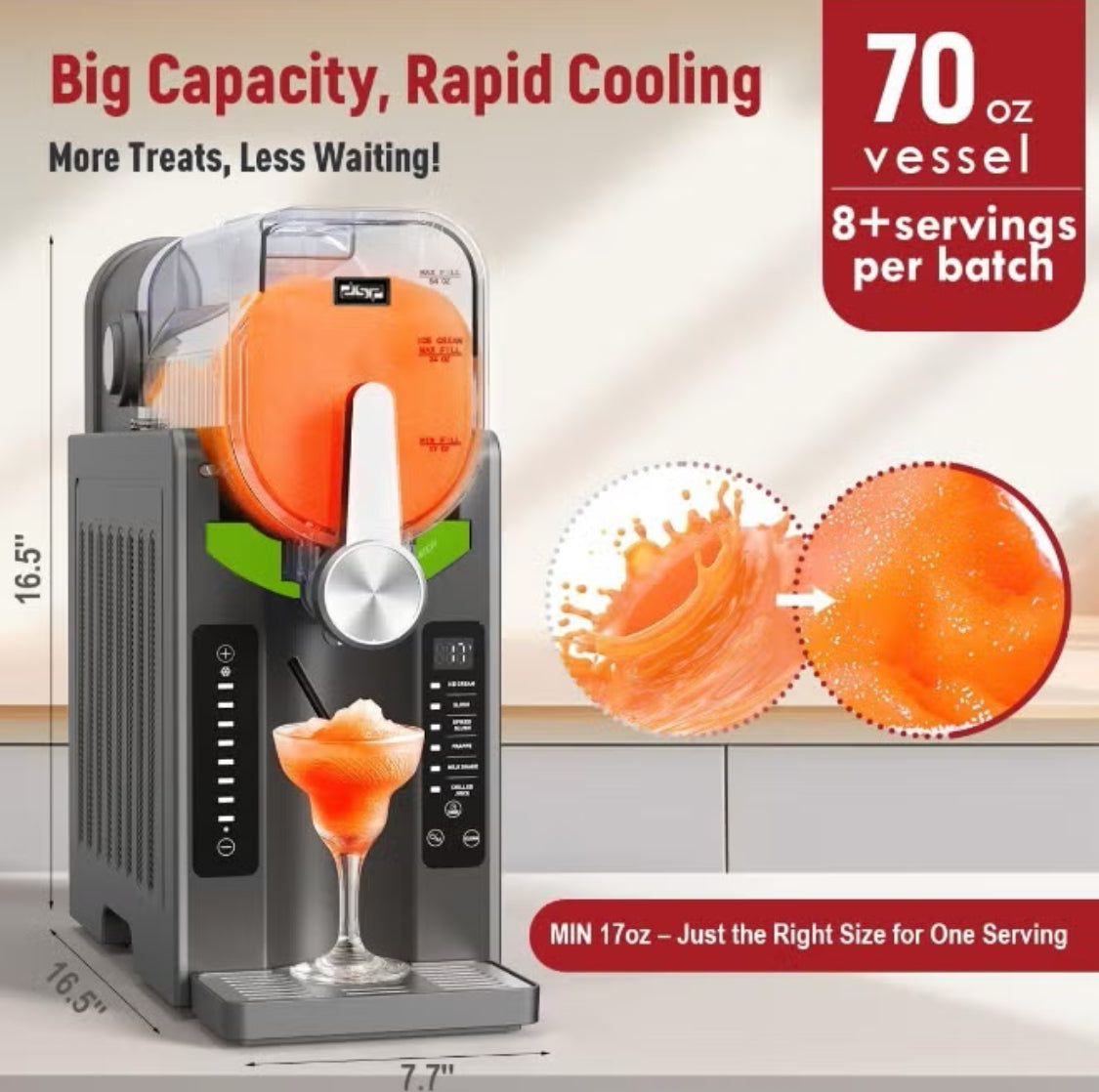 6 في واحد صانع آيسكريم و سلاش