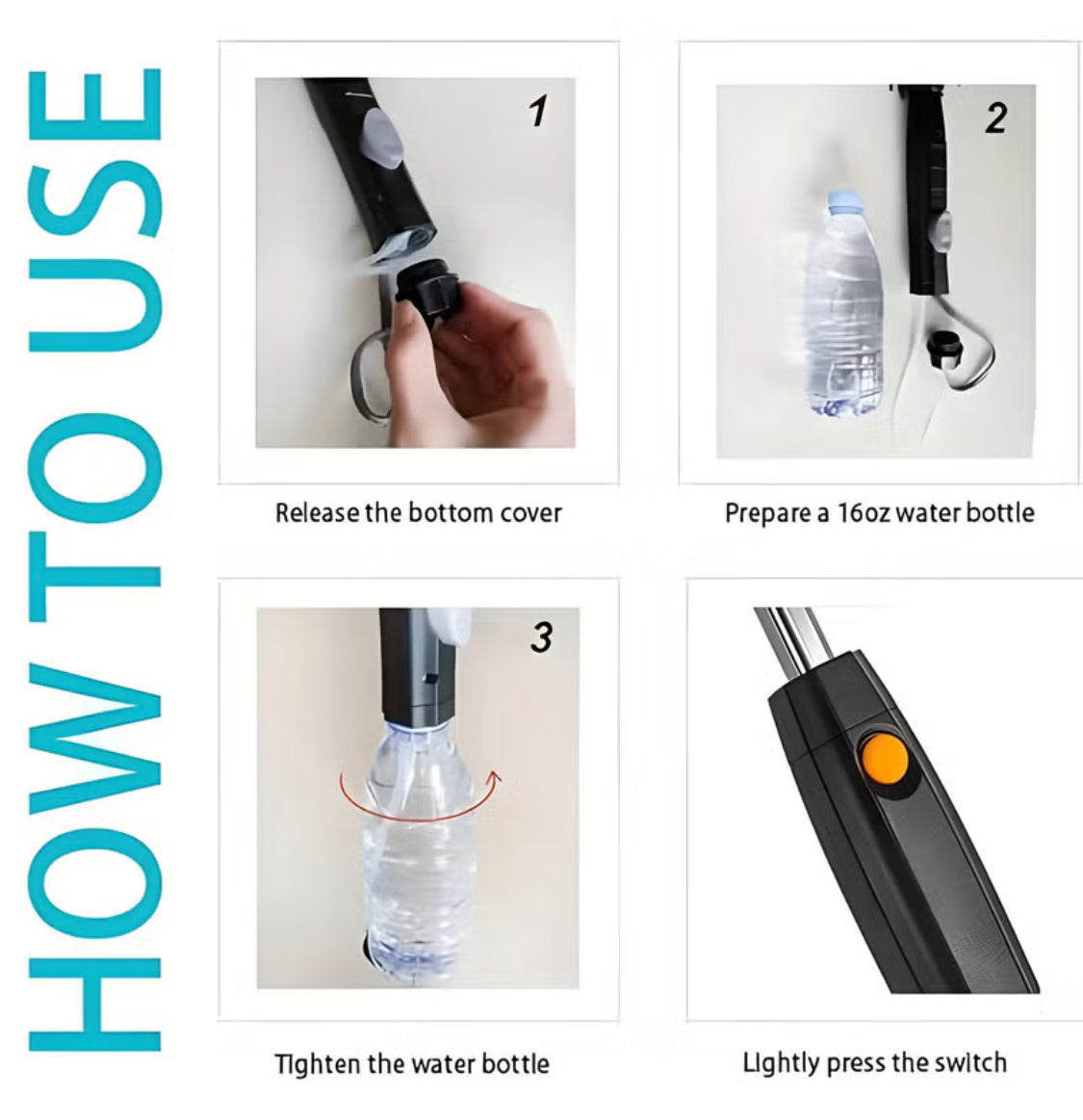 ؜مظلة 3 في 1  مظلة، مروحة وبخاخ رذاذ قابلة للشحن