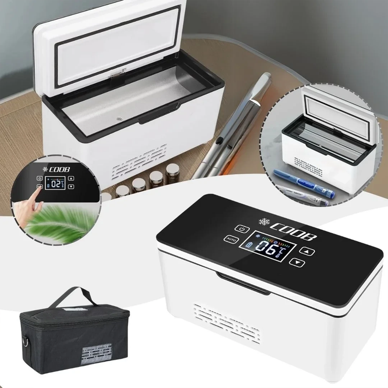 ثلاجة أنسولين ذكية قابلة لإعادة الشحن – ثلاجة طبية محمولة مخصصة لمرضى السكري