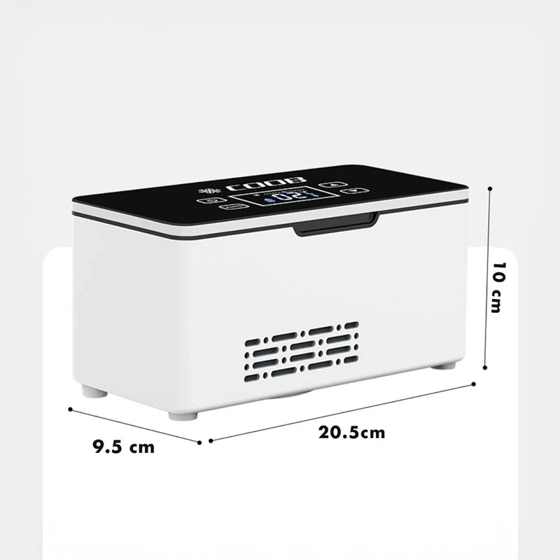 ثلاجة أنسولين ذكية قابلة لإعادة الشحن – ثلاجة طبية محمولة مخصصة لمرضى السكري
