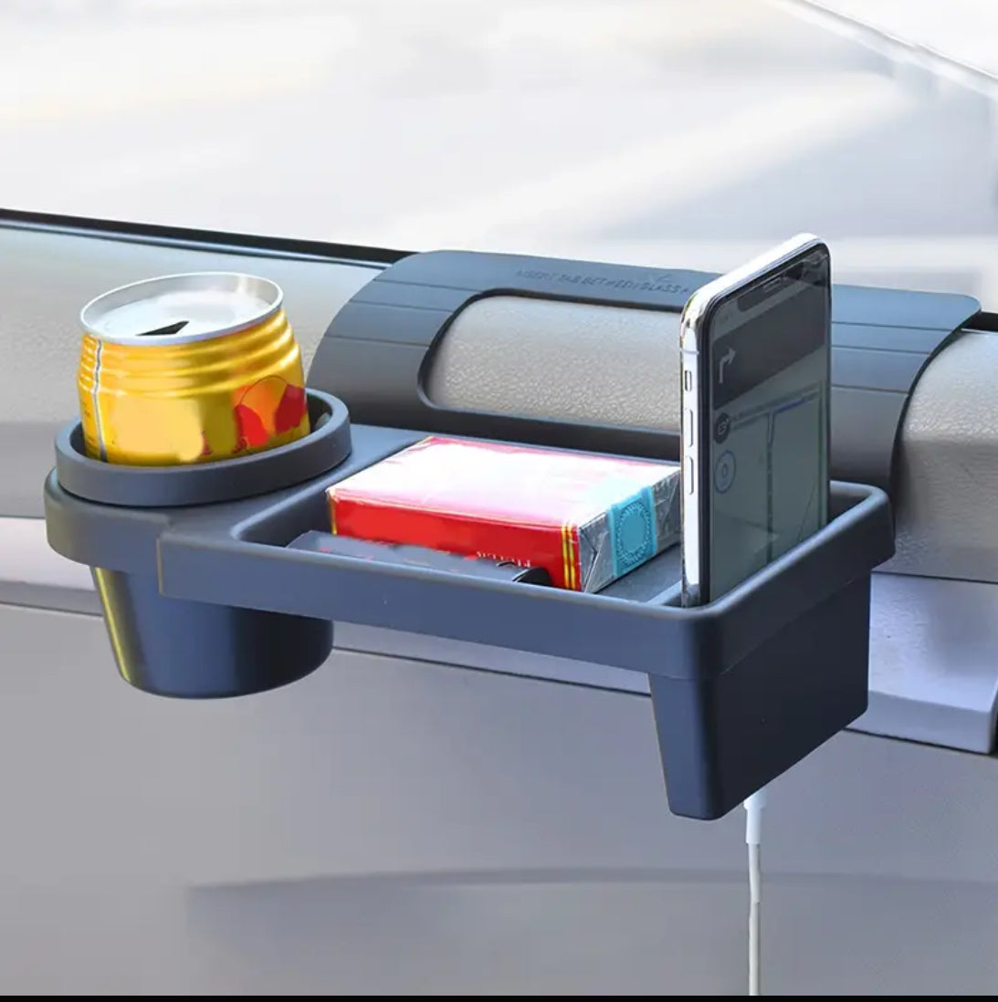 ؜منظم سيارة مع حامل أكواب