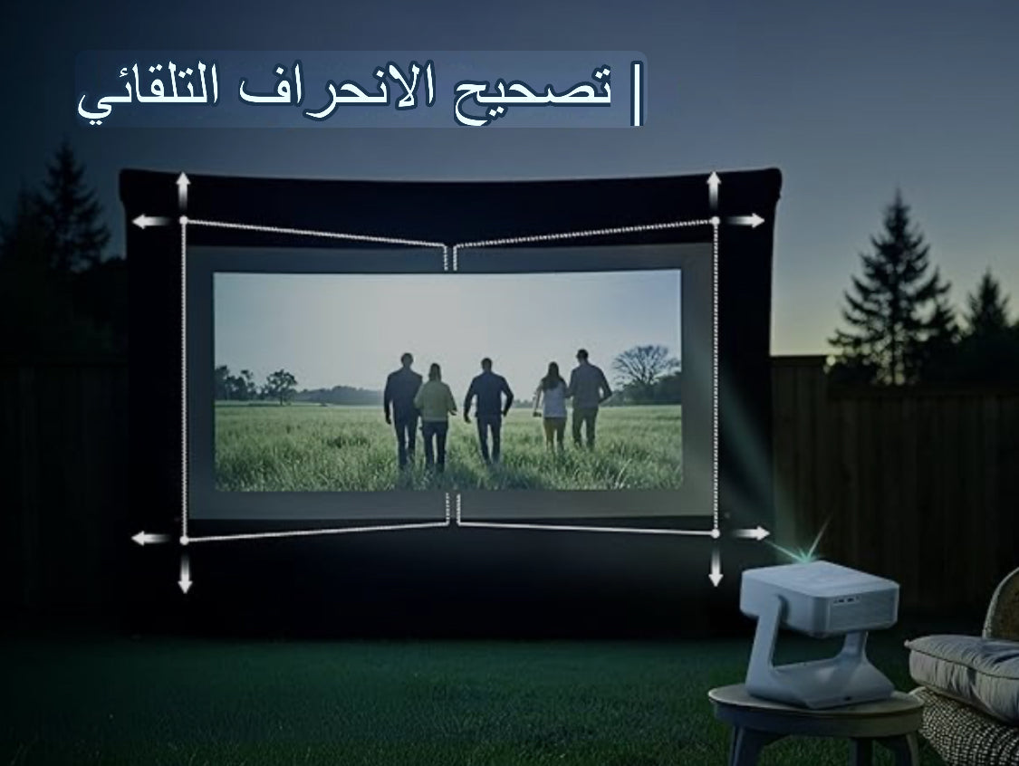 4kجهاز عرض ذكي محمول|دعم