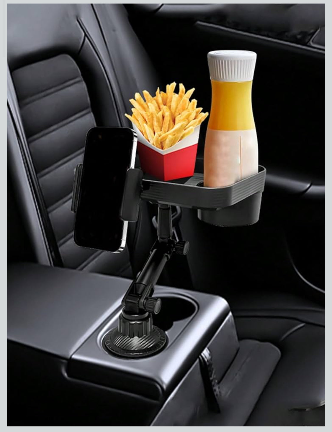 حامل أكواب & صينية طعام دوارة 360°