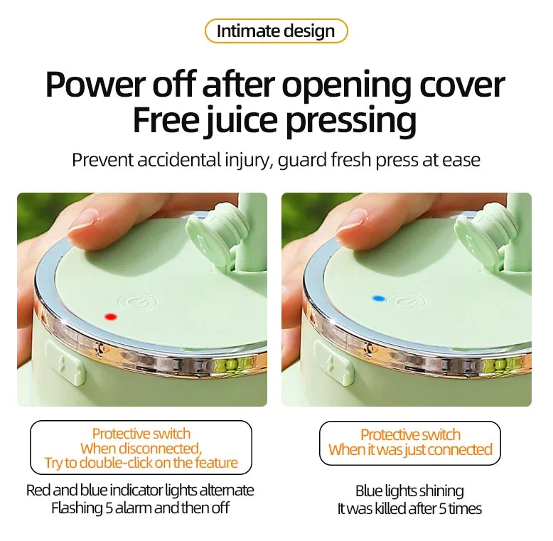 زجاجة وخلاط محمول لاسلكي