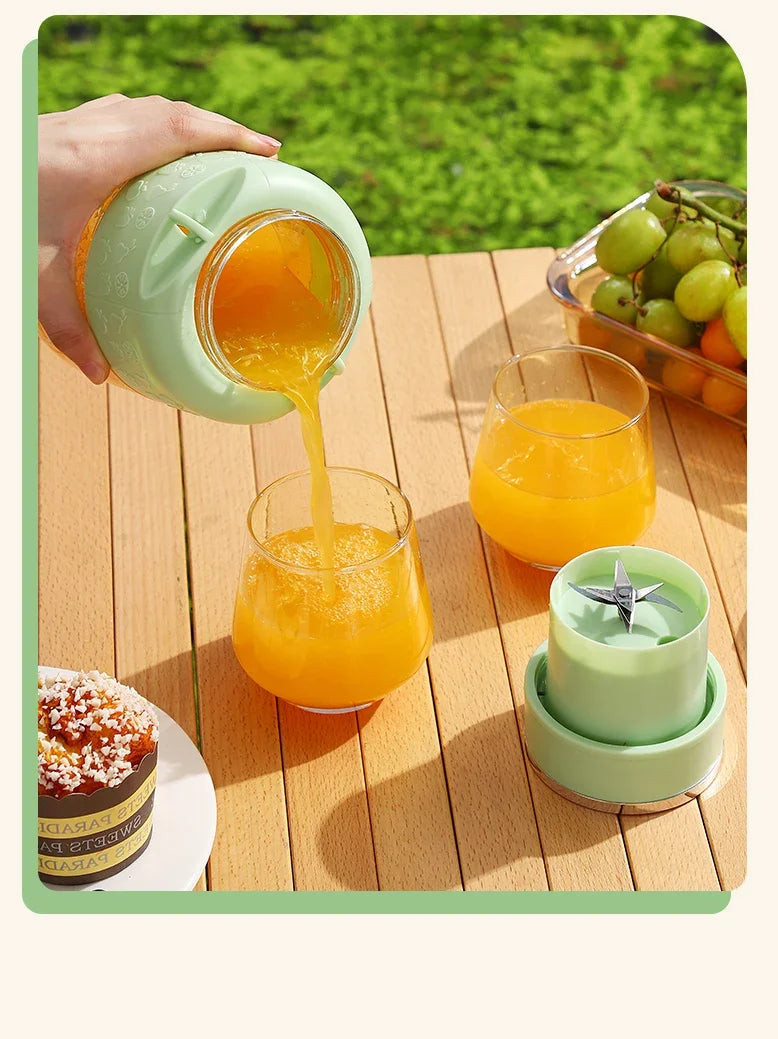 زجاجة وخلاط محمول لاسلكي