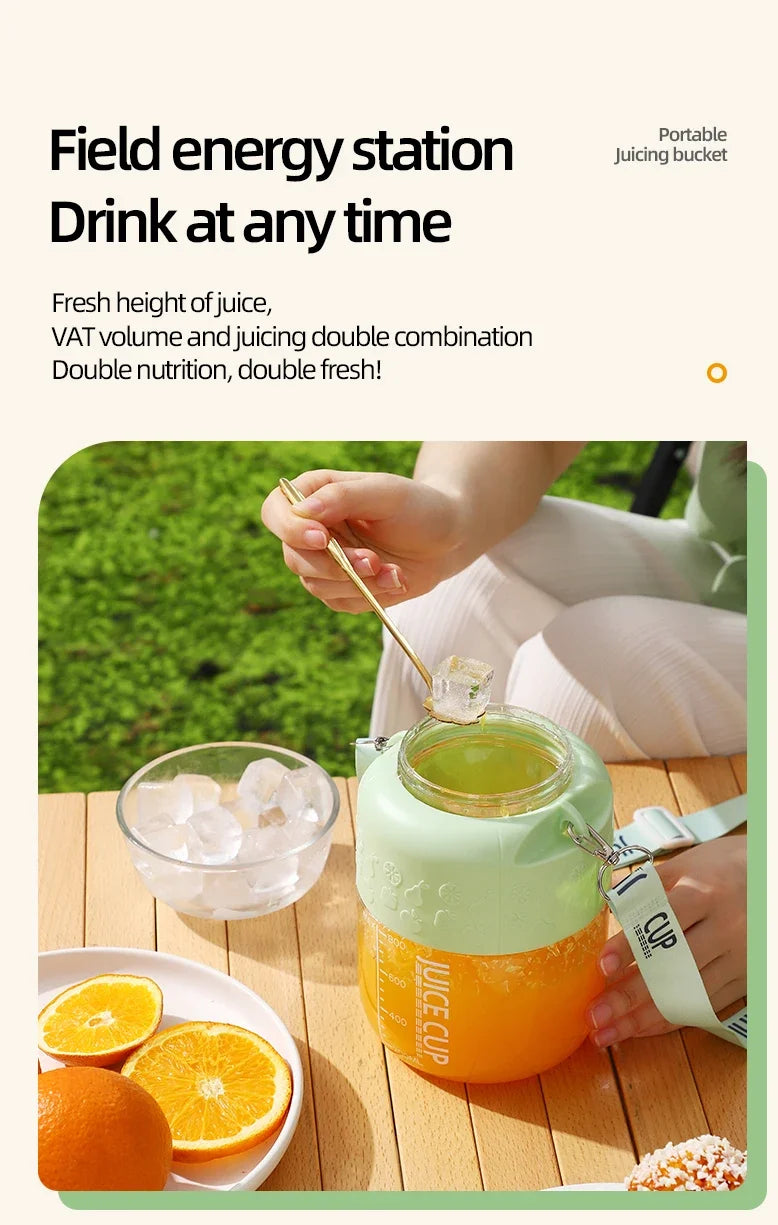 زجاجة وخلاط محمول لاسلكي