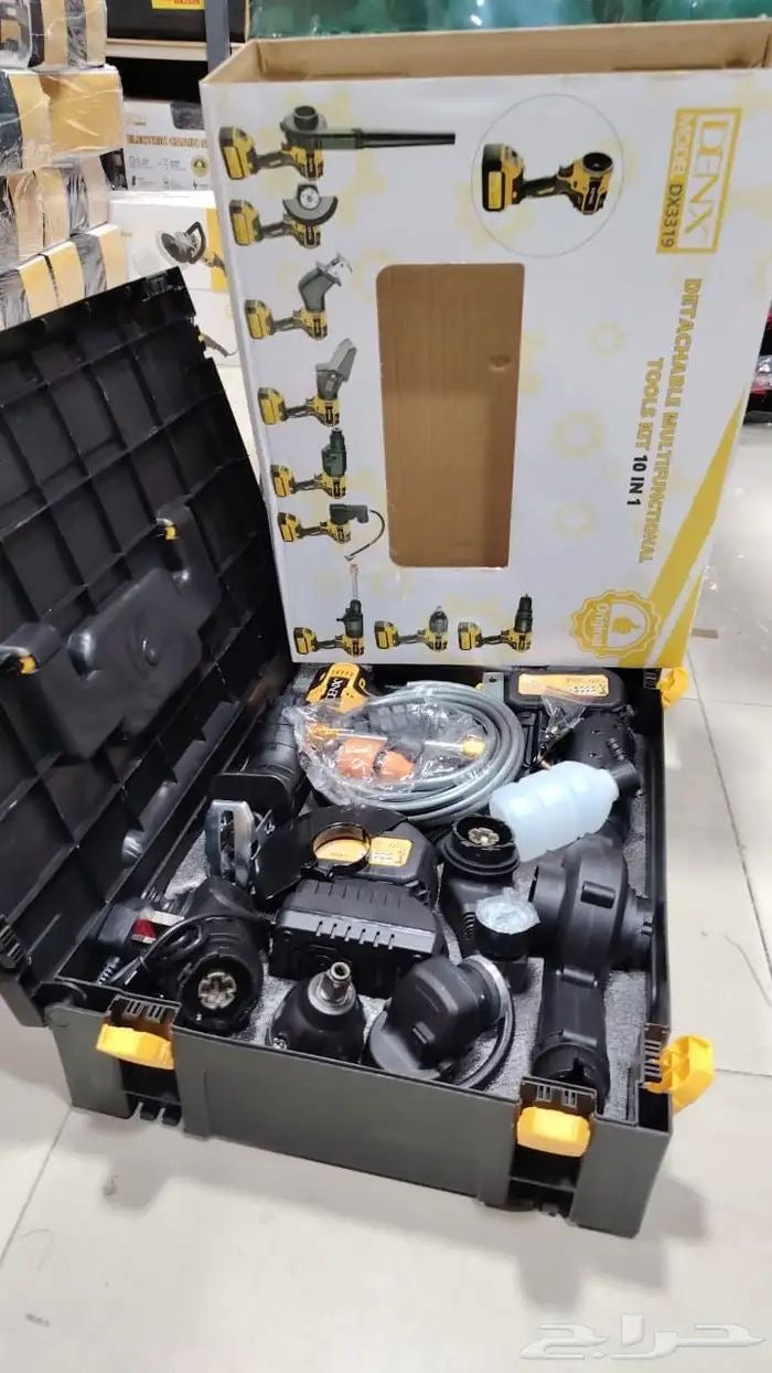 دريل 10 في 1 – القوة والمرونة في جهاز واحد!